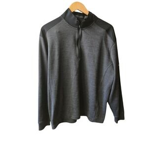 Nike Golf Tour Performance Dri-Fit Gray 1/4 Quarter Zip Sweater Men's XL